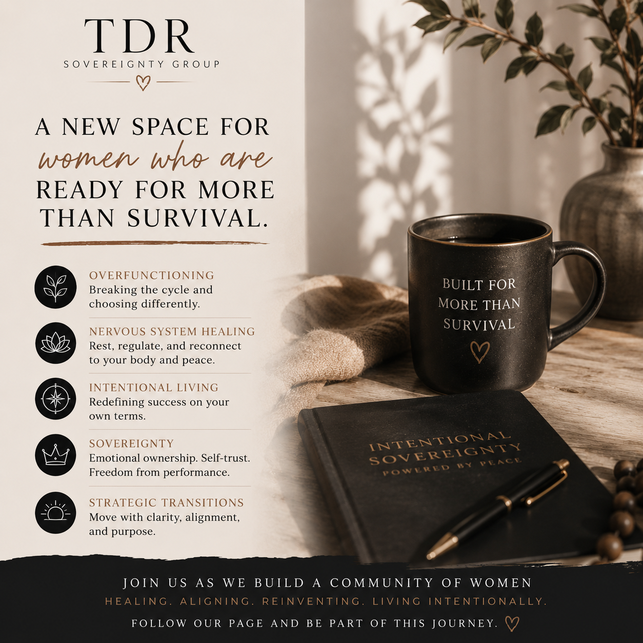 A new space for women who are ready for more than survival